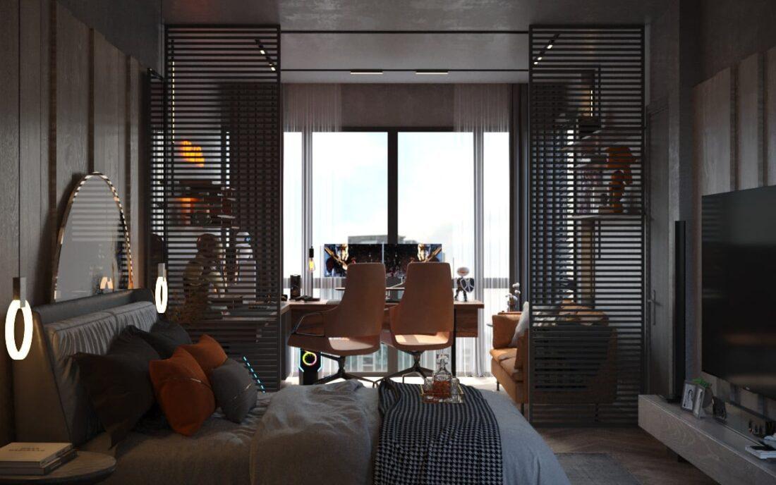 Interior Scenes Model Bedroom 568