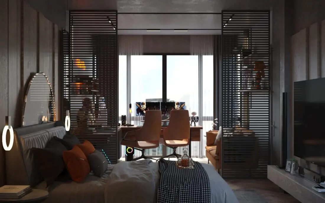Interior Scenes Model Bedroom 568