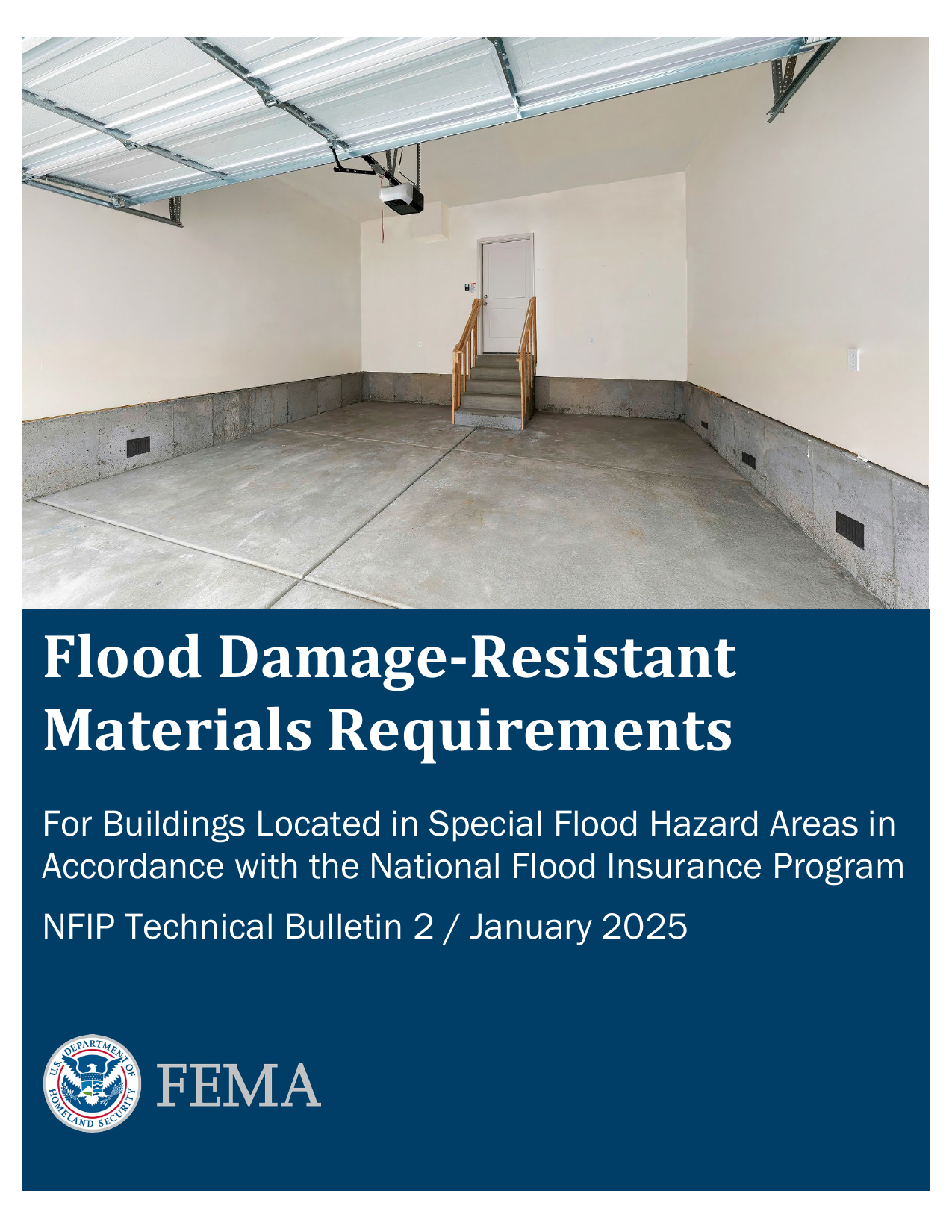 FEMA Technical Bulletin 2: Flood Damage-Resistant Materials Requirements