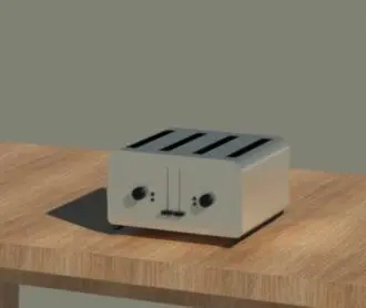Toaster — preview 1, by Makayla Mcginnis (RevitCity, CC0)