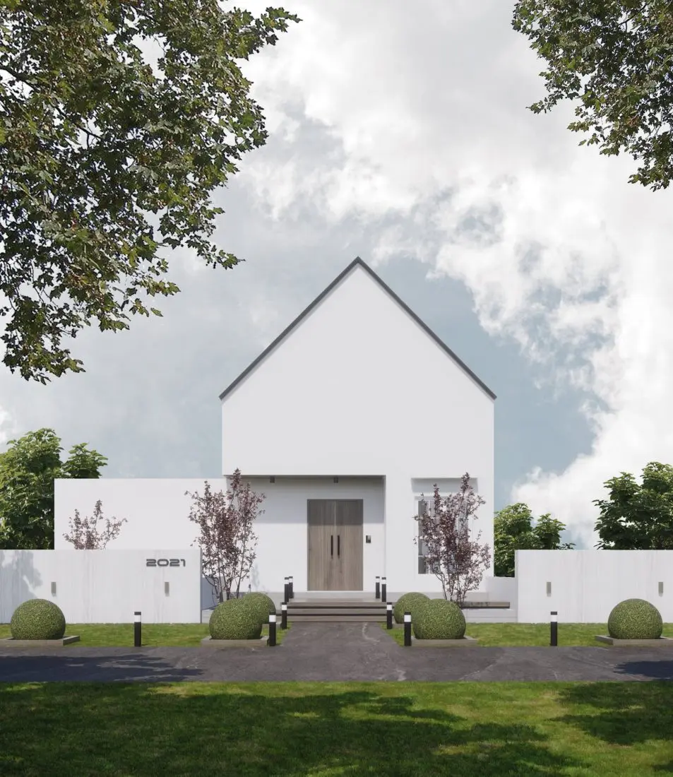 Exterior House Scene — preview 1, by Dien Pham (cgtips)