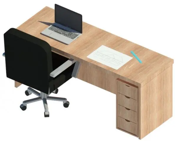 Home Office — preview 1, by Krogstrup (RevitCity, CC0)