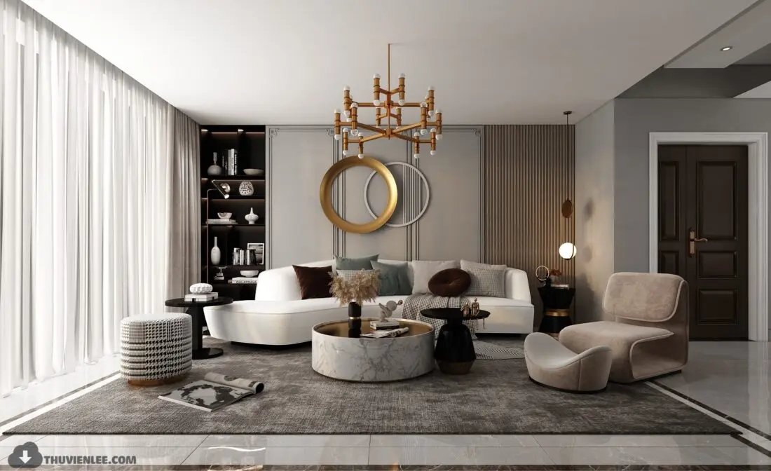 Interior Scene Model Livingroom 578