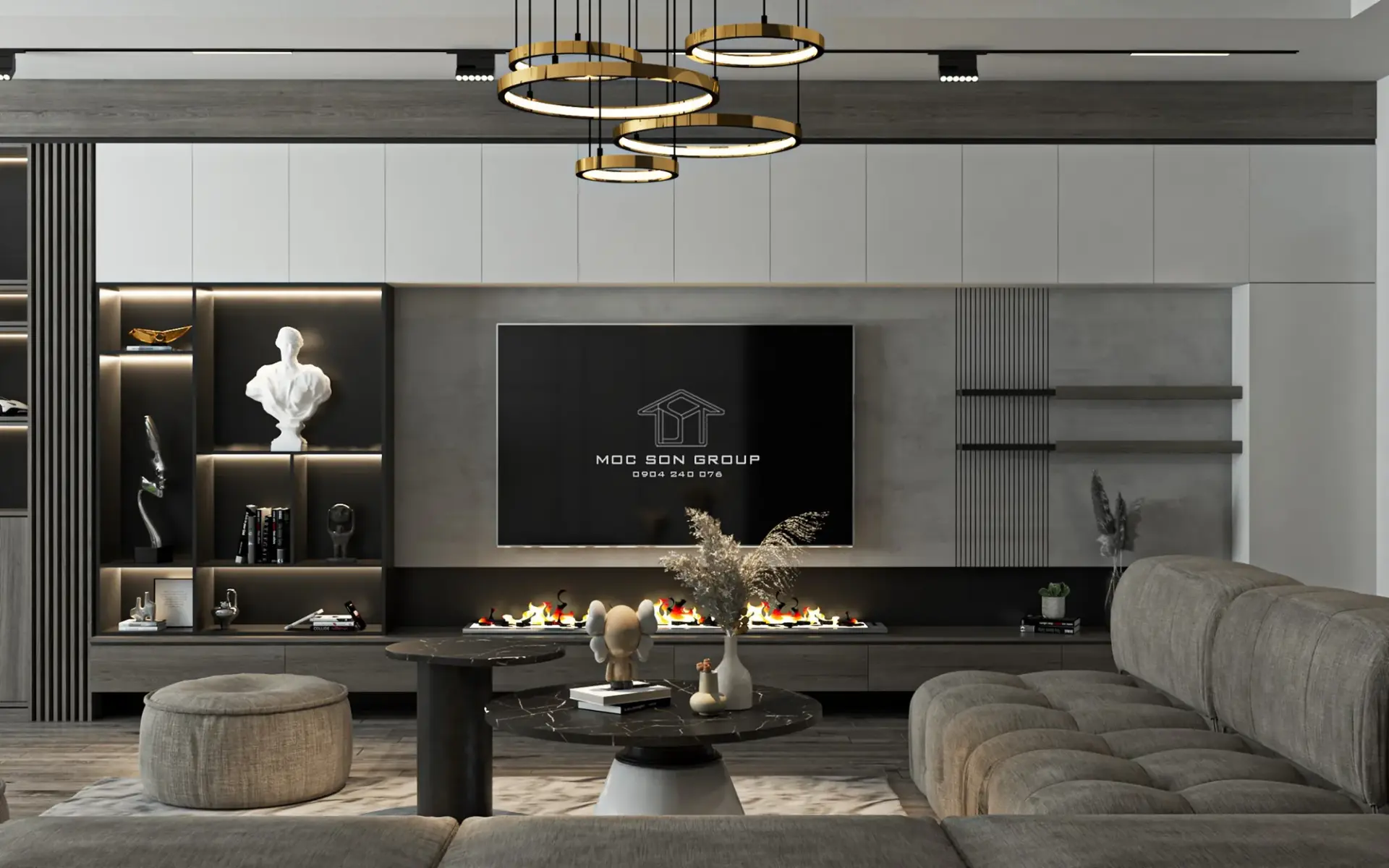 Interior Living room Scene