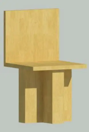 ECSA chair — preview 1, by Rosana Guerra (RevitCity, CC0)