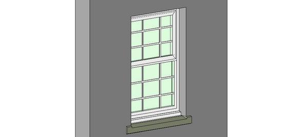 Project Out Metal Window