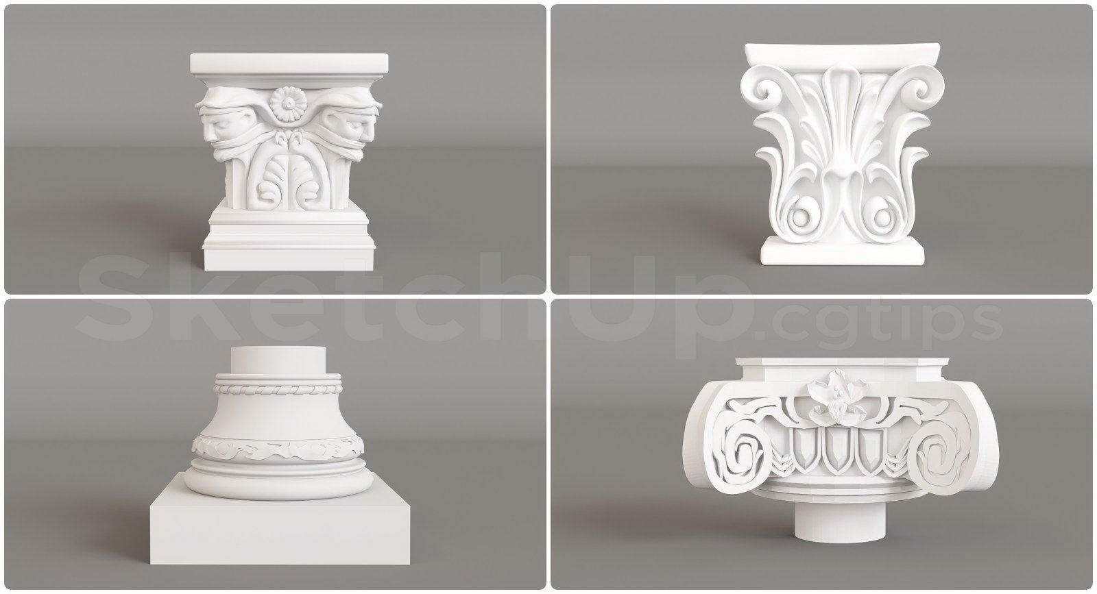 Roman column capitals