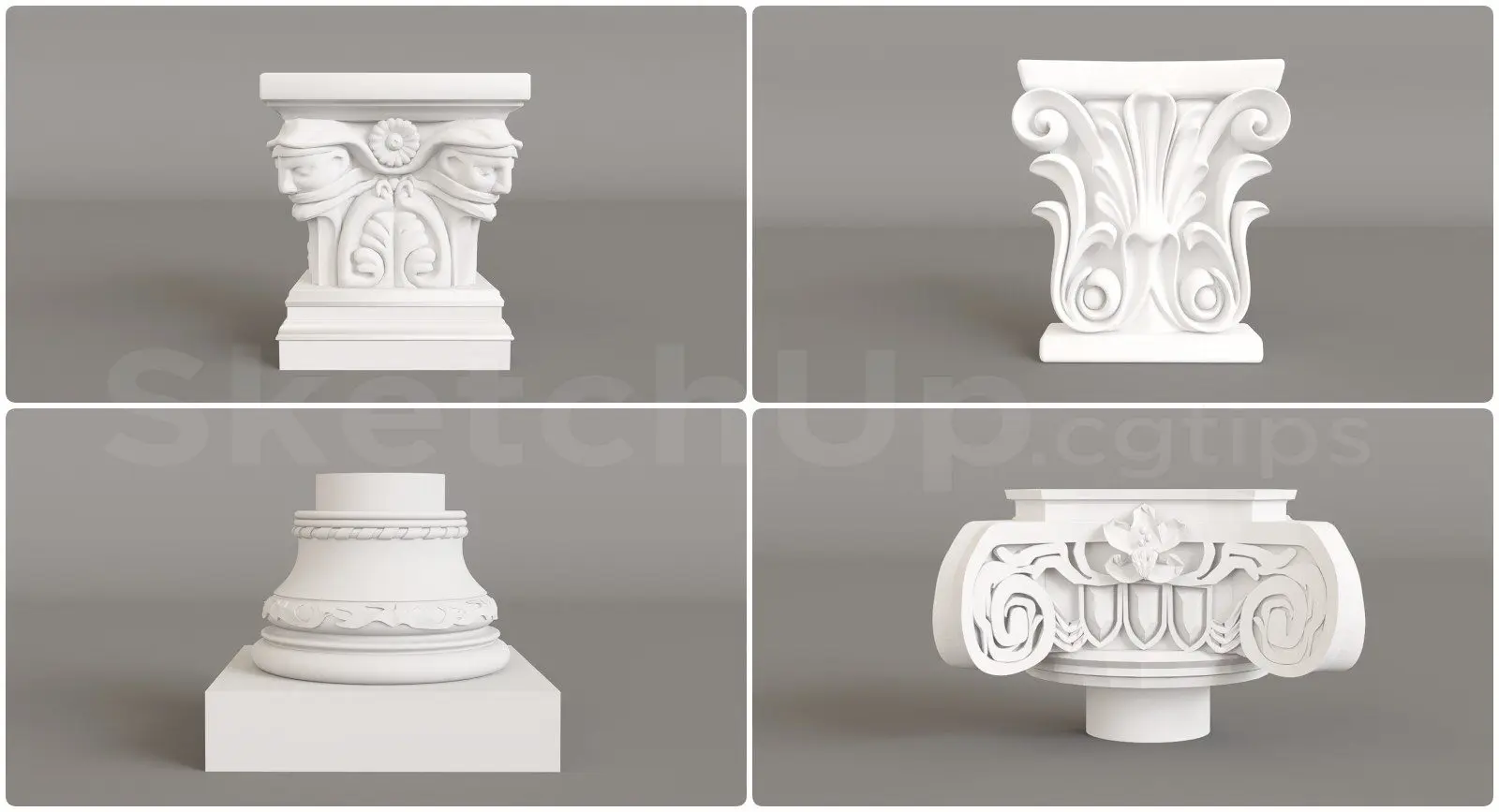 Roman column capitals