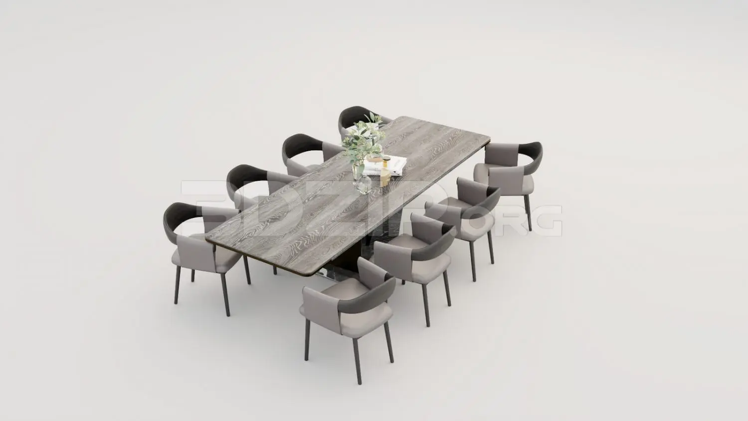 Dining Table And Chair — preview 1 (3dzip, CC0)