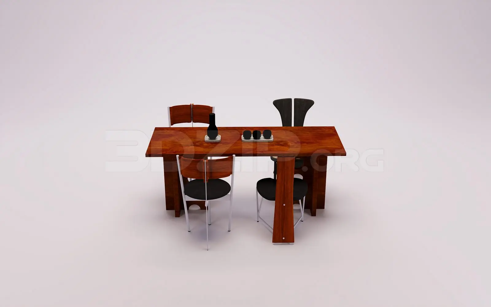Dining Table And Chair — preview 1 (3dzip)