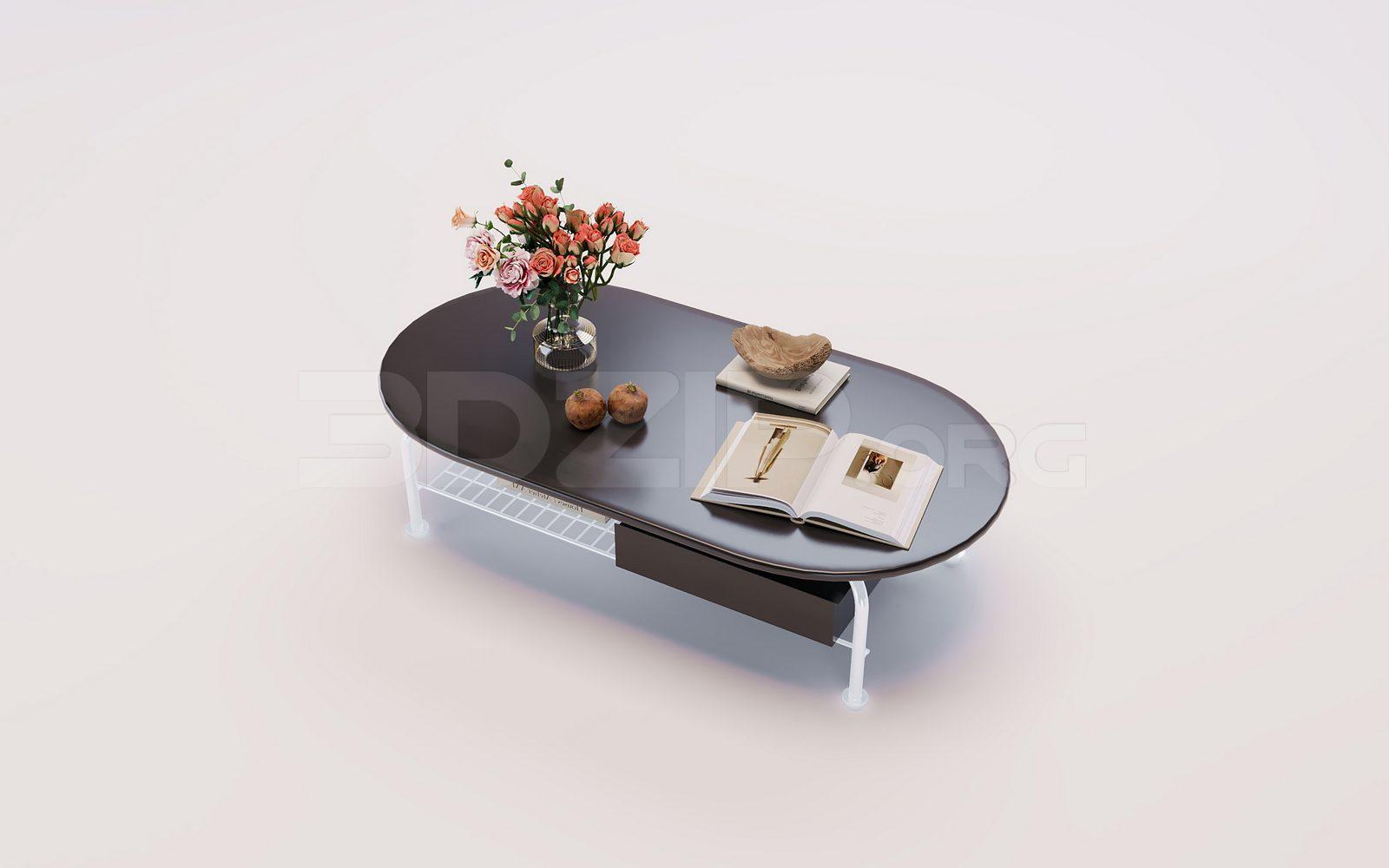 Tea Table Model for Interior Design