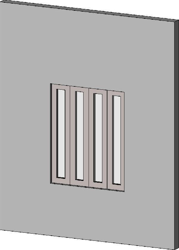 Accordion Window 4-Panel