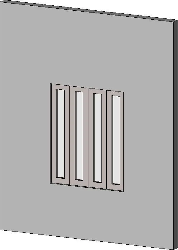 Accordion Window 4-Panel