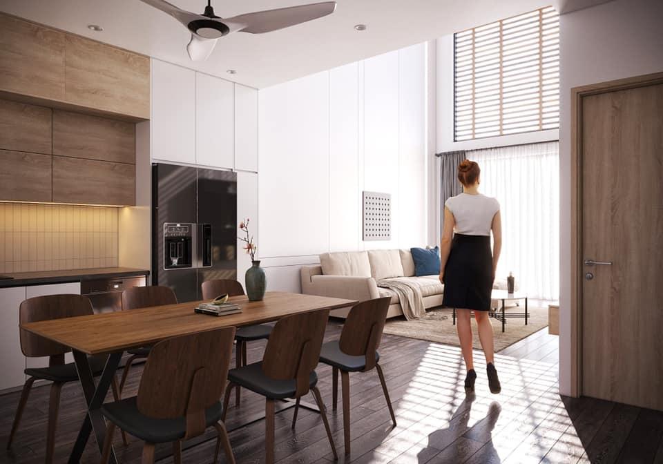Interior Kitchen – Livingroom 270 Scene