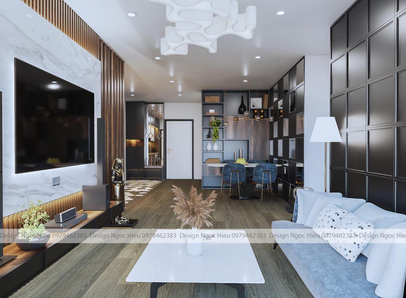 Living Room – Kitchen Interior