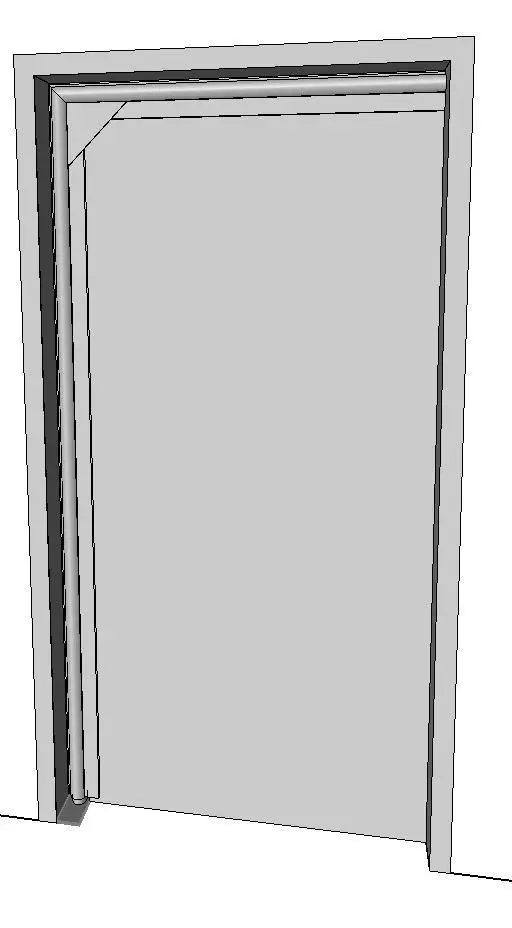 Swingflex Hygeine Single Door - Flexible PVC Panels — preview 1, by Johnboy (RevitCity, CC0)