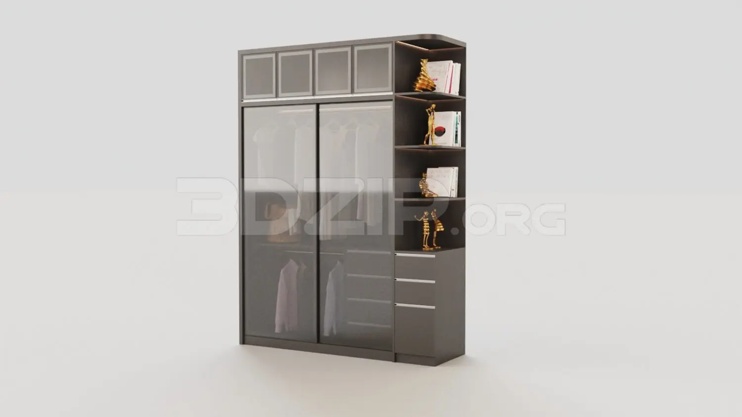 Wardrobe — preview 1 (3dzip, CC0)