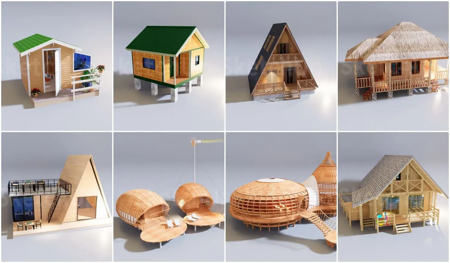 Wooden house