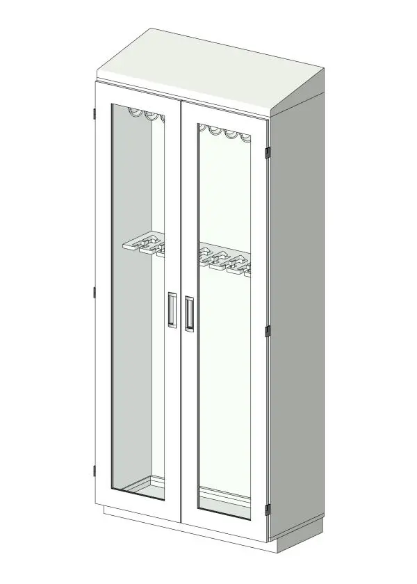 SAS-18P-DRY MASS Metal Scope Cabinet