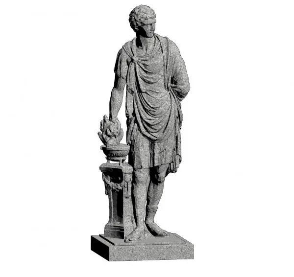 Gaius Mucius Scaevola Statue — preview 1, by scourdx (RevitCity, CC0)