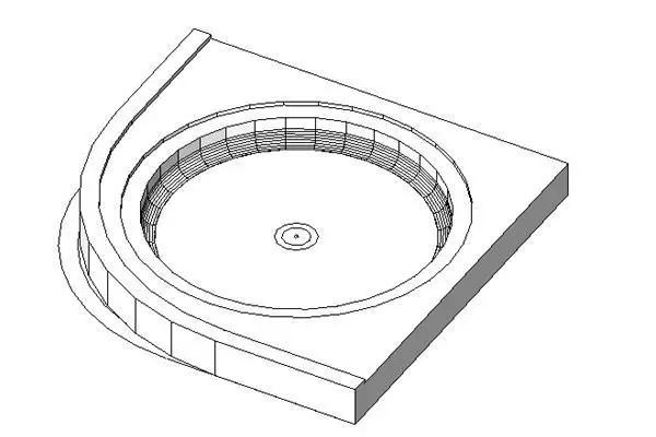 Kohler - K-9537 Trocadero Shower Receptor — preview 1, by Kohler (RevitCity, CC0)