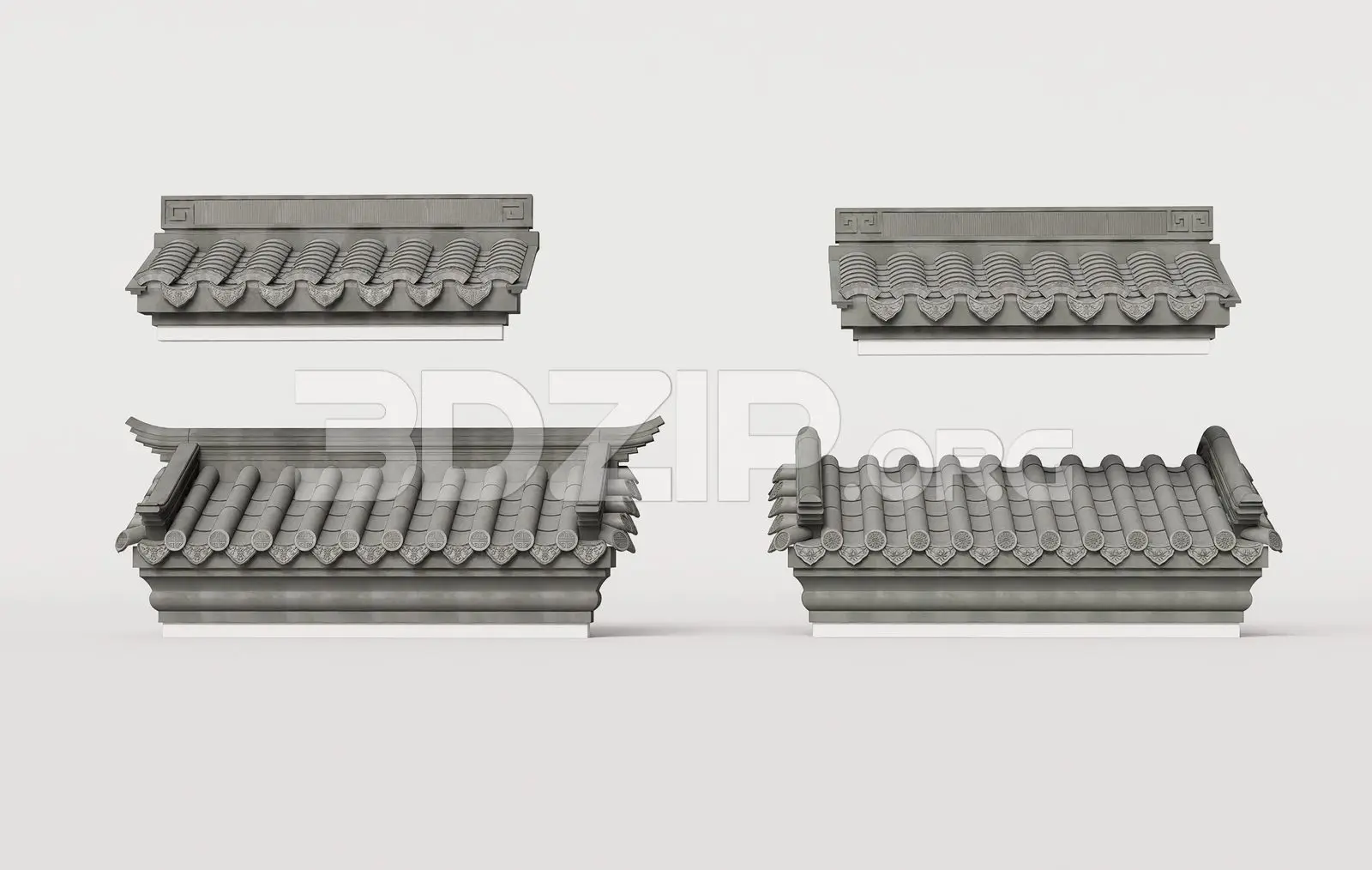 Traditional Asian Roof Collection