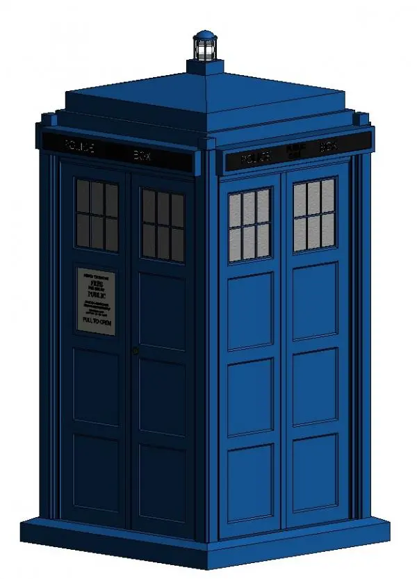 TARDIS-Matt Smith