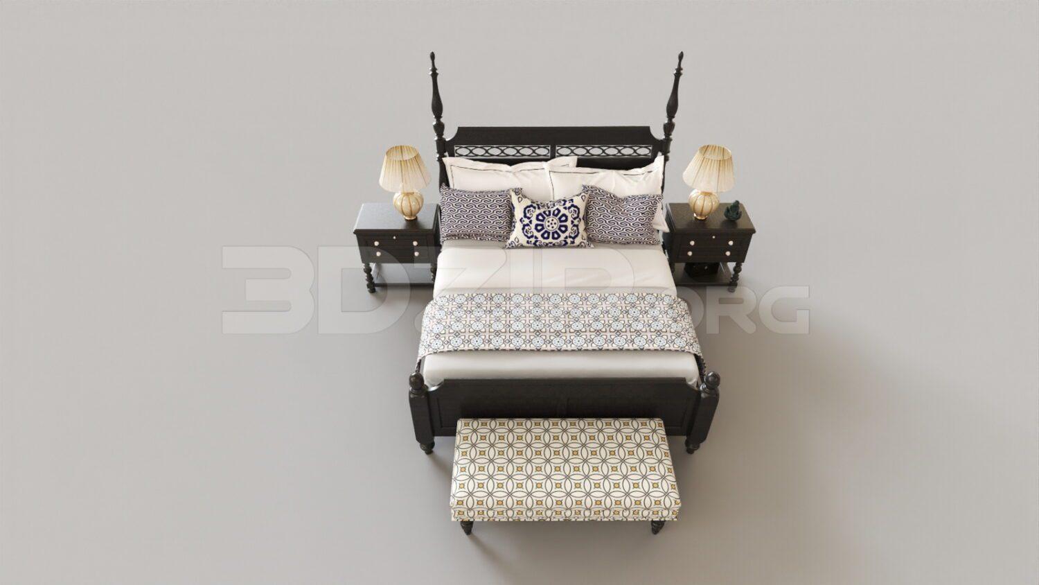 Bed — preview 1 (3dzip)