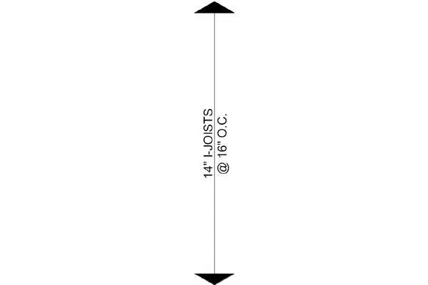 14 inch I-Joist Arrows