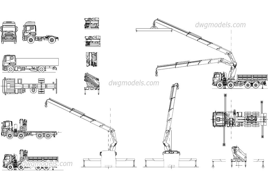 Truck crane manipulator