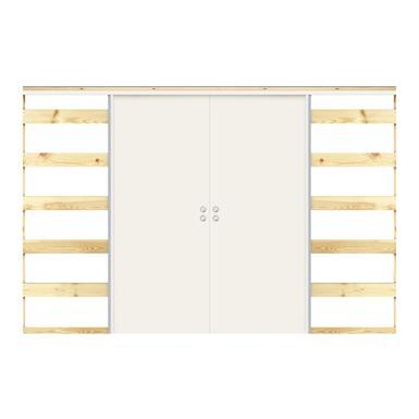 JW Door HP 40mm Sliding Integrated Double - Interior