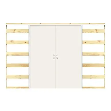 JW Door HP 40mm Sliding Integrated Double - Interior