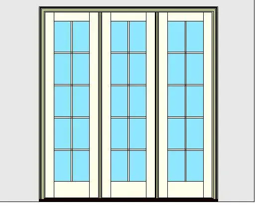 Kolbe Ultra Series Inswing Patio Door 3-Wide Standard Sill Units