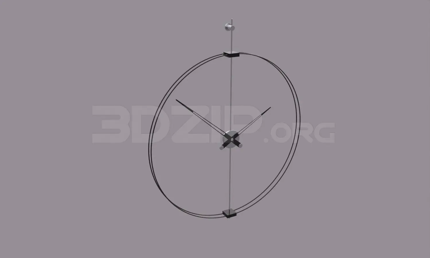 Wall Clock — preview 1, by Dang Nam Quang (3dzip, CC0)
