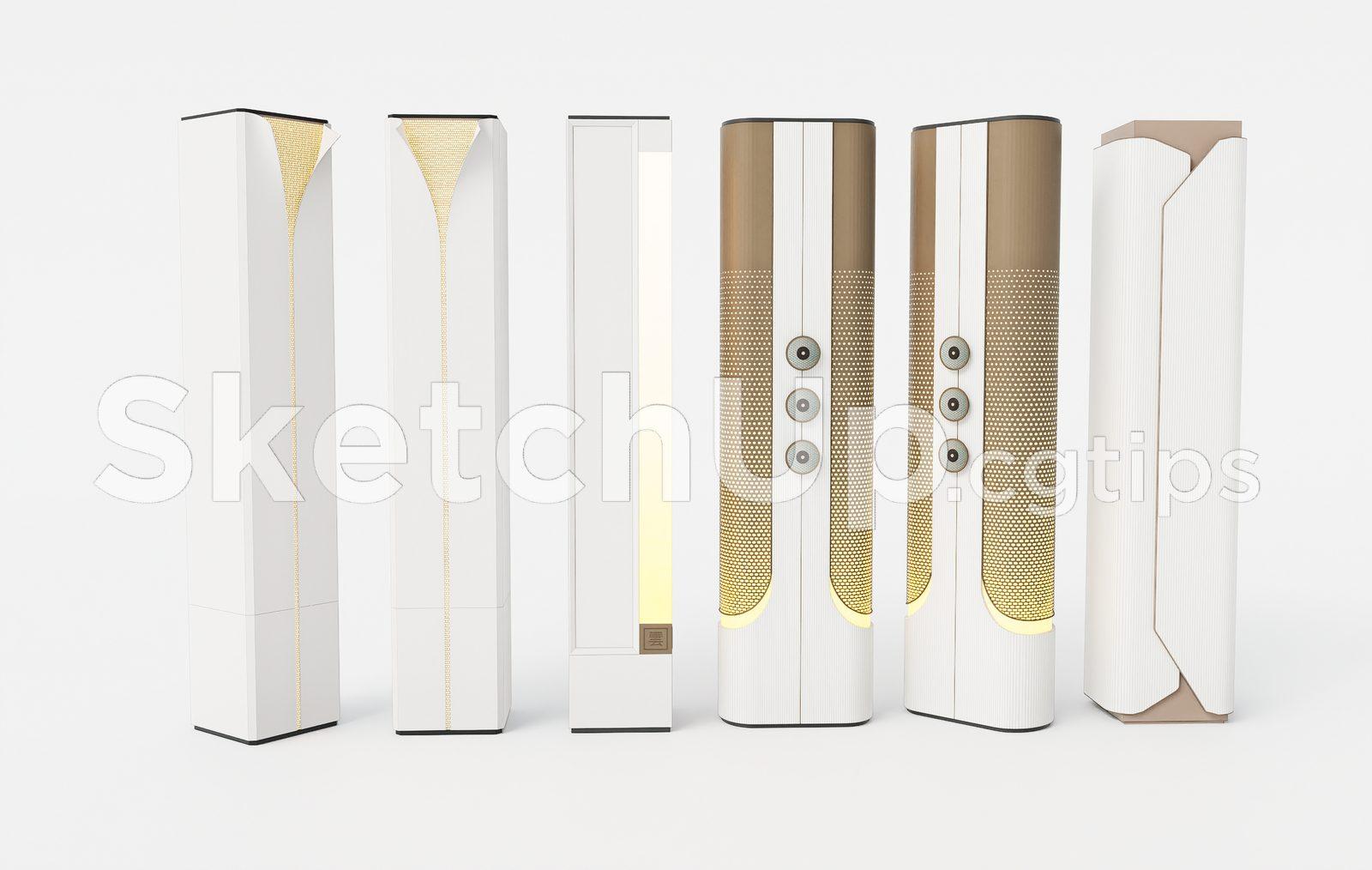 Modern Column Floor Lamp Design