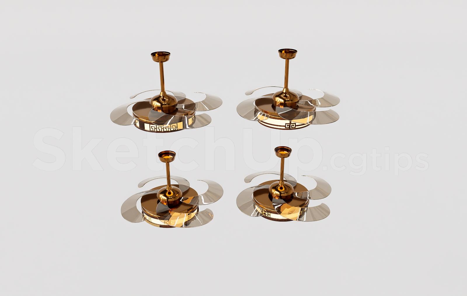 Luxury Ceiling Fan with Light