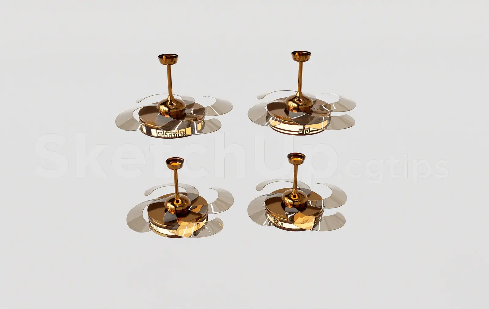Luxury Ceiling Fan with Light