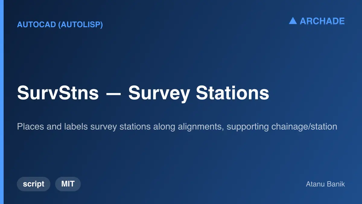 SurvStns — Survey Stations
