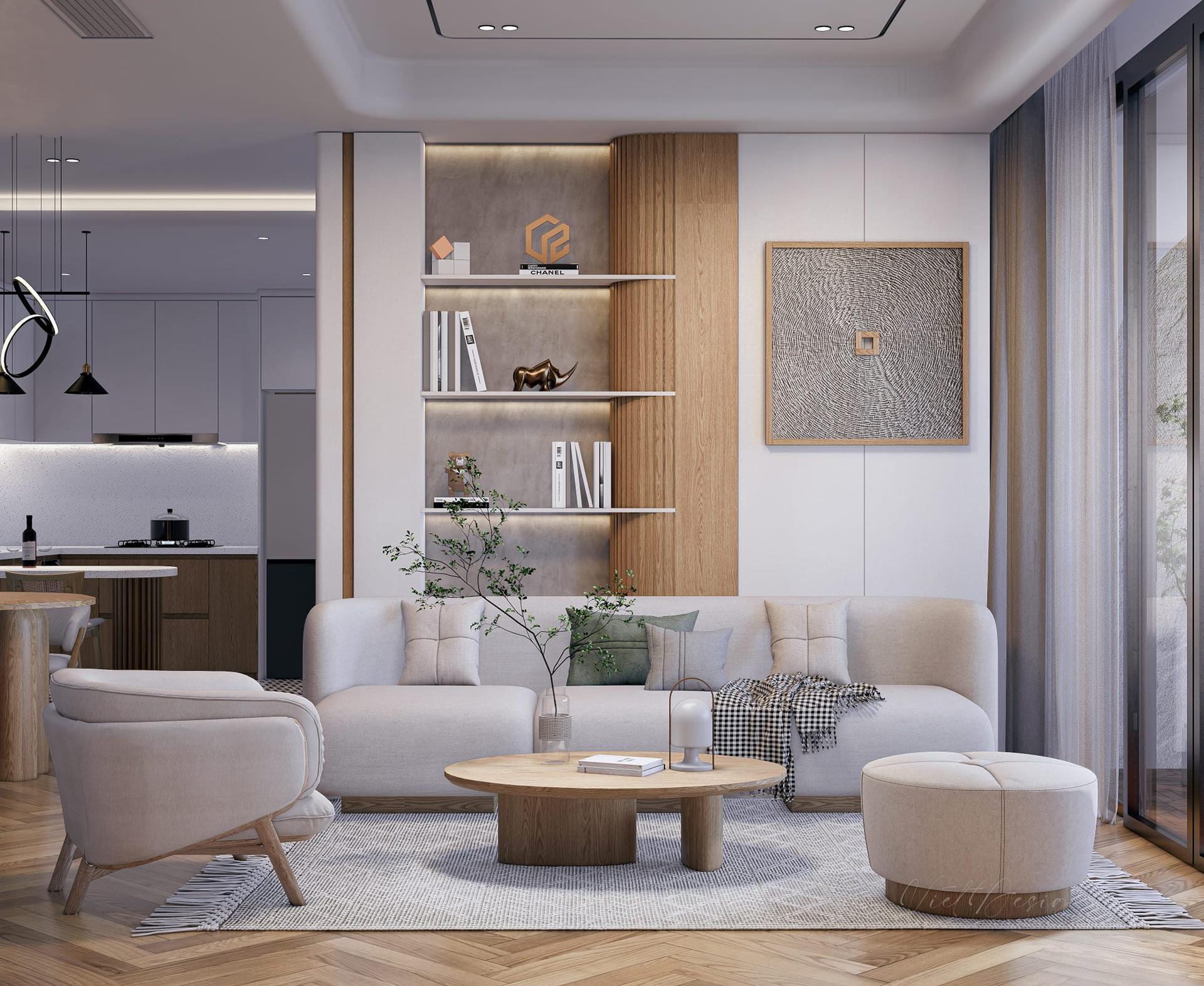 Living Room- Kitchen Interior