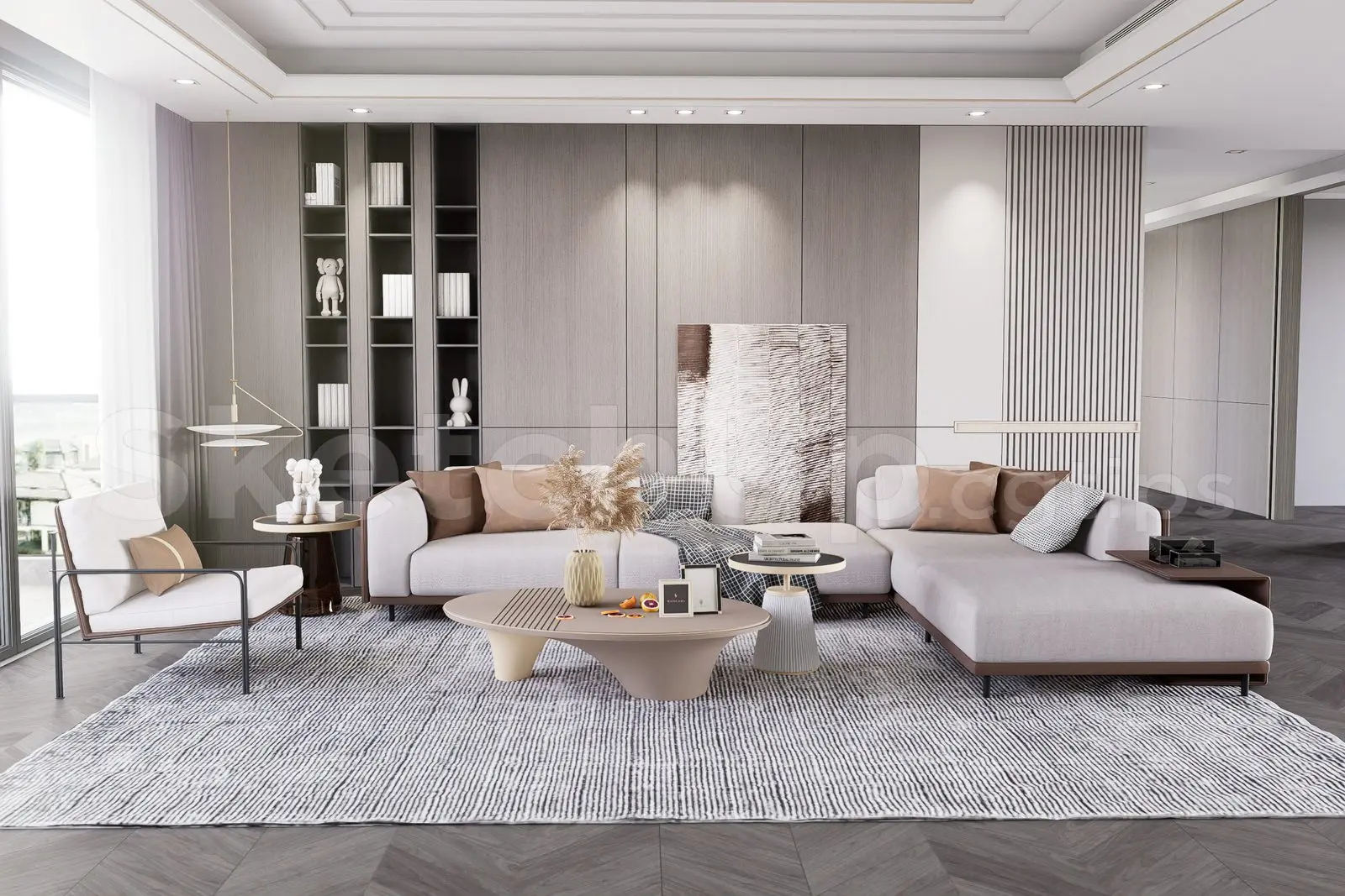 Living Room Interior — preview 1 (cgtips, CC0)