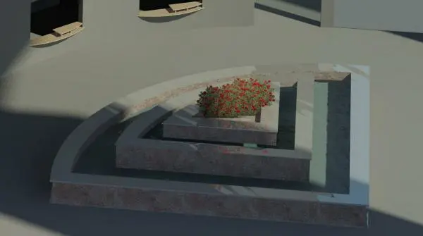 Fountain Flower on Top