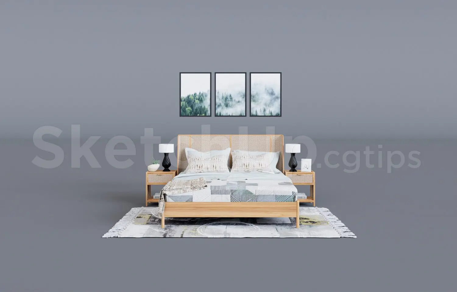 Bed — preview 1 (cgtips, CC0)