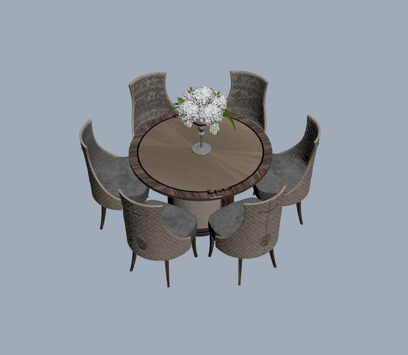 Dining Table And Chair — preview 1, by Hoang Tuan (3dzip)
