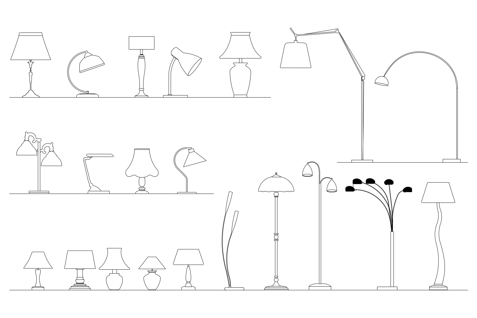 Lamps Set