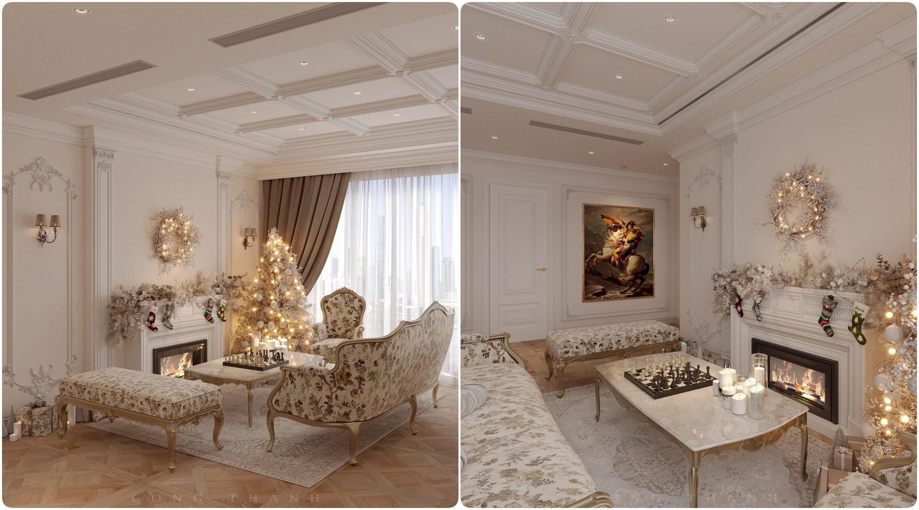 Classic Style Living Room — preview 1 (3dzip)