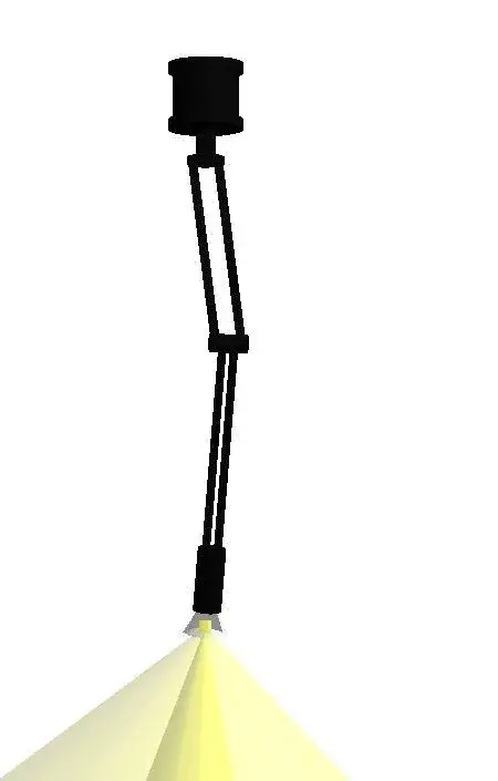 Ceiling Mounted Spot Light on Pivot