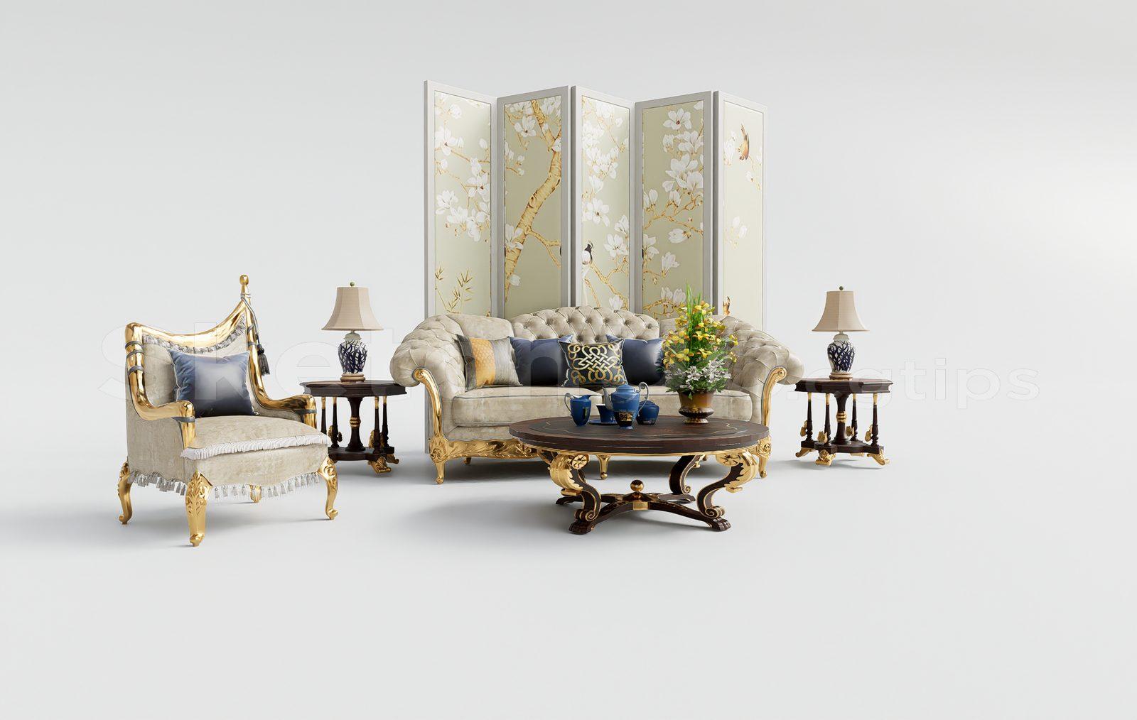 Neoclassical Sofa