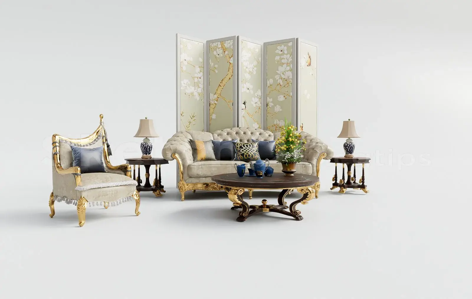 Neoclassical Sofa