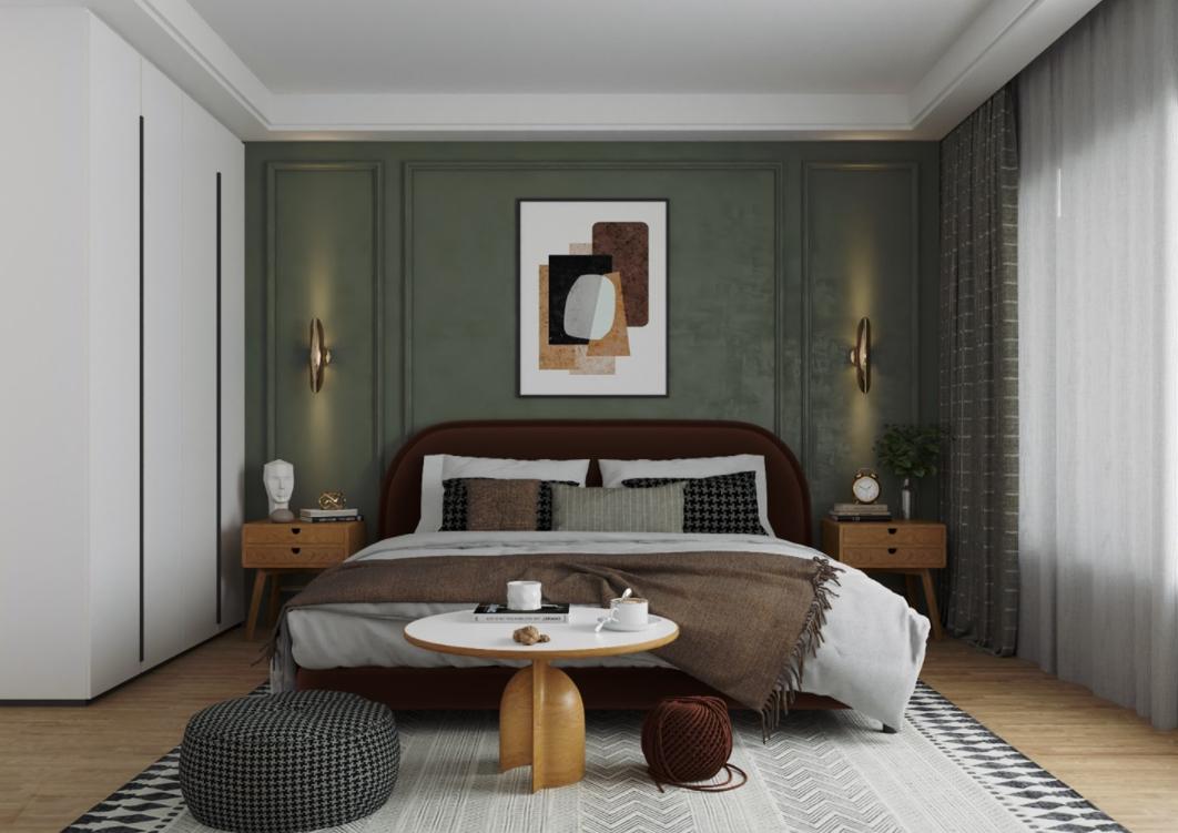 Interior Bedroom Scene