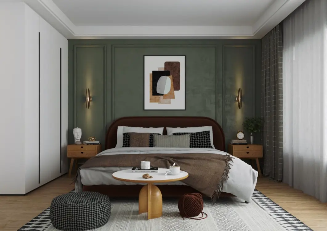 Interior Bedroom Scene